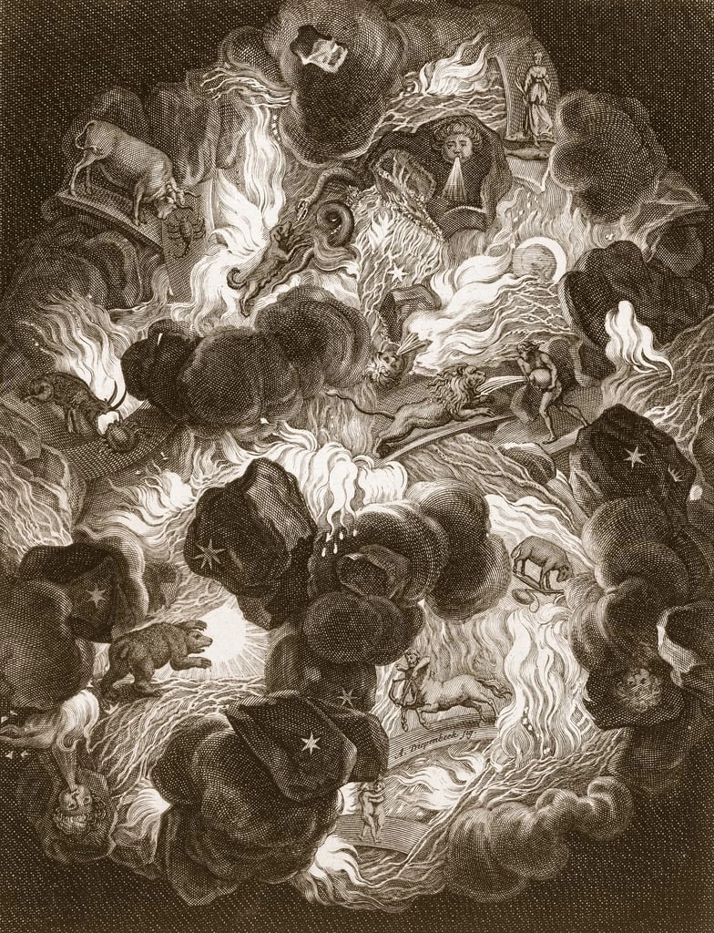 Il caos, inciso da Bernard Picart
